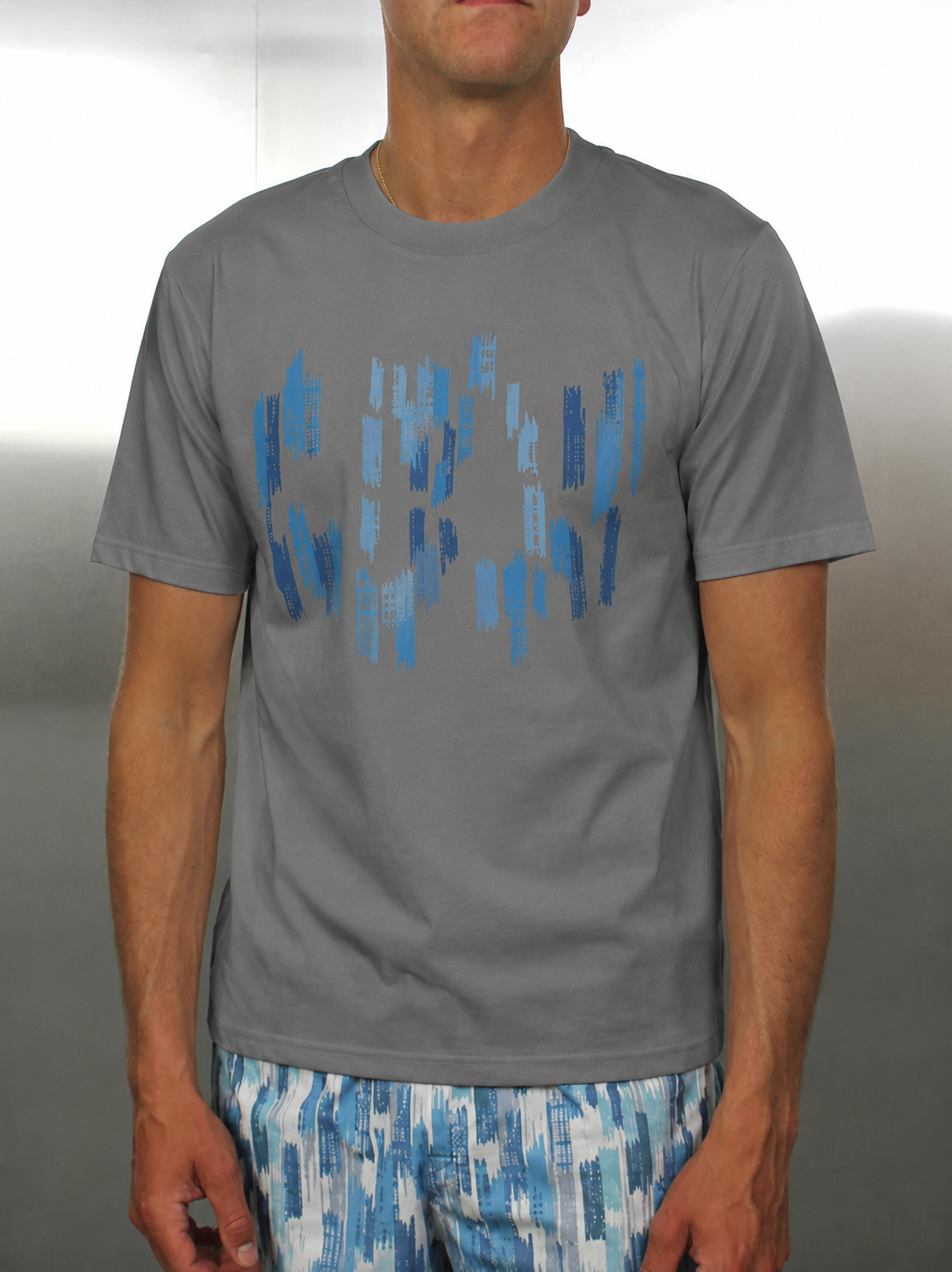White Threads Dash T-Shirt - Grey